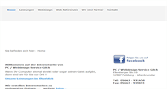 Desktop Screenshot of pcservice-gilch.de