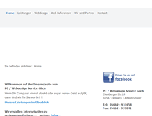 Tablet Screenshot of pcservice-gilch.de